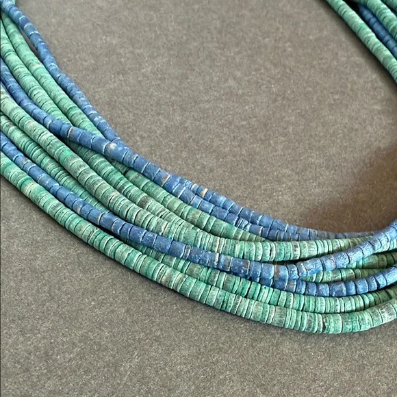 Multicolor Beaded Necklace - Picture 3 of 4